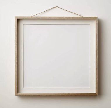 Poster Çerçeve Model 'inin Yakın Görüntüsü. 3D Render ile sunulmuştur. Üretici Yapay Zeka Teknolojisi ile yapıldı