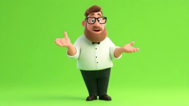 Garson 'un 3 boyutlu animasyonu gecikme için özür diliyor..