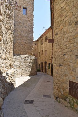 Besalu Girona sokakları İspanya