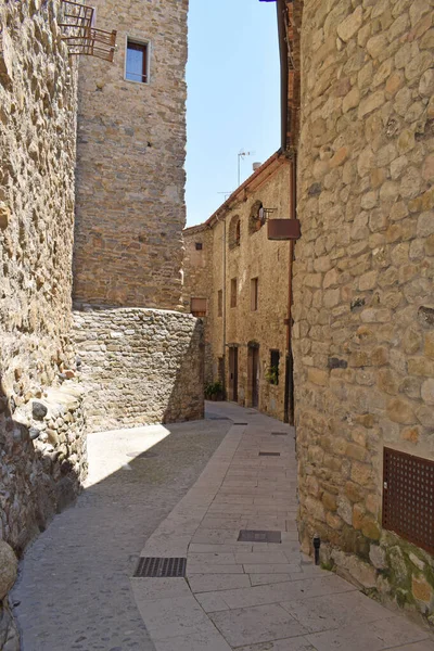 Streets Besalu Girona Spain — Stock Photo, Image