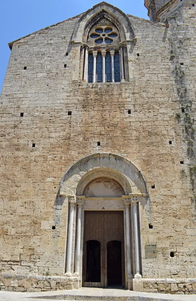 Kirche Von Besalu Girona Spanien — Stockfoto