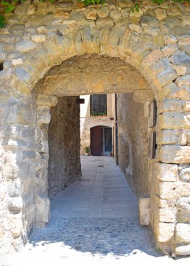 Besal Girona İspanya 'nın Roma köprüsü