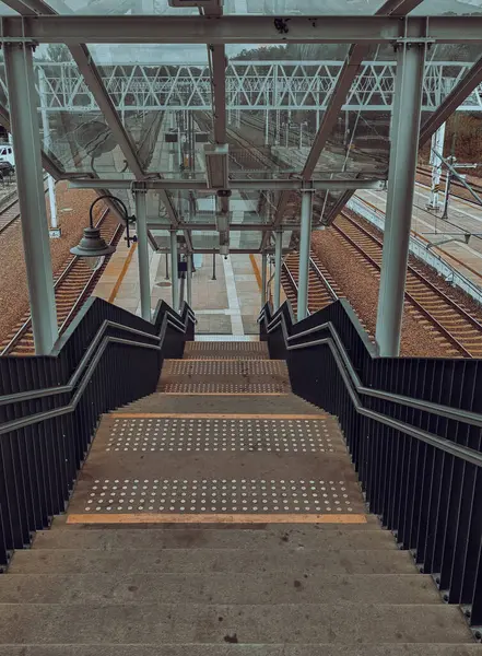 Riga şehrindeki tren istasyonu.