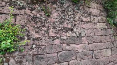 Yıpranmış taş bir duvarın büyüleyici keşfi karmaşık dokular ve doğal güzellikler sergiliyor. Ziyaretçiler, zanaatkarlığın bir kanıtı olarak duran yapı boyunca yol alırlar.