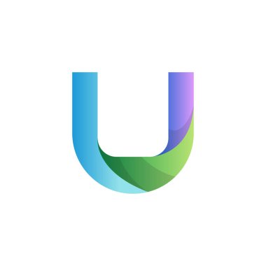 U harfi logo tasarımı