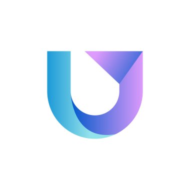 U harfi logo tasarımı