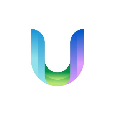 U harfi logo tasarımı