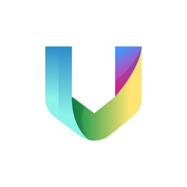 U harfi logo tasarımı