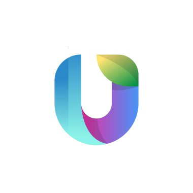 U harfi logo tasarımı