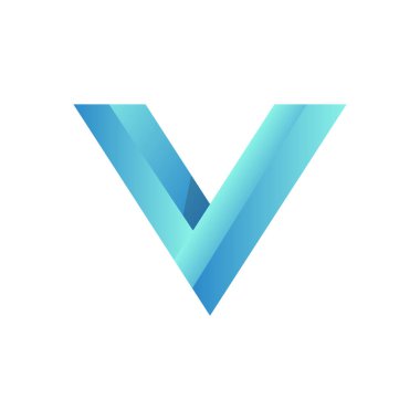 V letter logo design