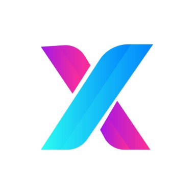 X Harfi Logo Tasarımı