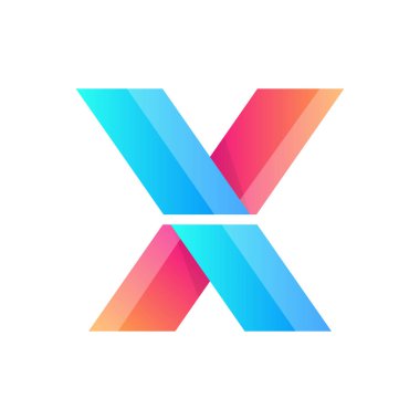 X Harfi Logo Tasarımı
