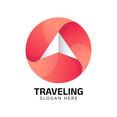 Gezici logo tasarım şablonu