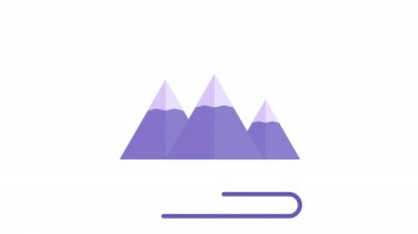 Başarıya giden dolambaçlı yol dağın zirvesine çıkar. Engelleri aşma ve hedeflere ulaşma mesajı, sunumlar, web siteleri ve pazarlama materyalleri için ideal.