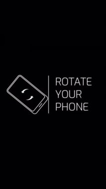 Ekran Canlandırmasını Döndür. Yatay yönünden dikey yönüne dönen bir ekran. Eğitimler, nasıl yapılacağı videoları veya ekran dönüşünün görsel temsilini gerektiren herhangi bir proje için mükemmel.