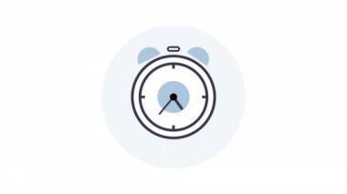 Tikleyen Saat, Hatırlatmak Zaman Devam Ediyor. Yüksek kalite 4k görüntü