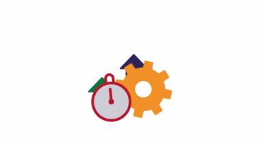 Etkili büyüme: Zaman Sinerjisi, Süreç ve İlerleme. Yüksek kalite 4k görüntü