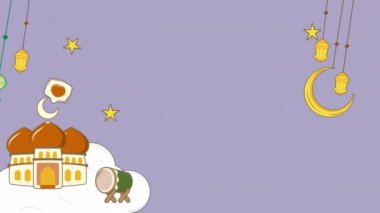 Kutsal kitap, ruhani barışı simgeleyen kabarık bir bulut üzerinde yüzüyor. Yüksek kalite 4k görüntü