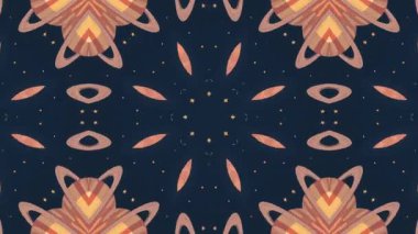 Sıcak Tonlardaki Bir Gezegen Sistemi 'nin Soyut Kaleydoskopik Düzeni