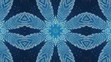 Gökyüzü Tavuskuşu Tüyü Mandala: Bir Kaleydoskopik Gece Gökyüzü Tasarımı
