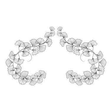 Bir buket çiçeğin zarif deseni. Davetiyeleriniz, kartlarınız, düğün kartlarınız için vektör illüstrasyonu.