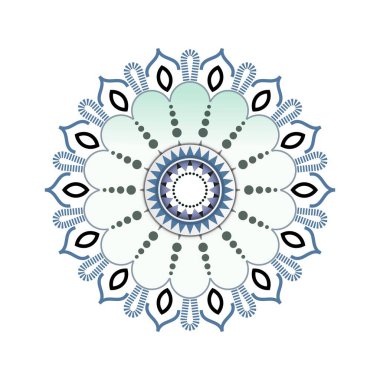 Mandala. yuvarlak süsleme desen