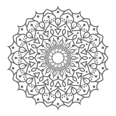 Mandala. yuvarlak süsleme desen