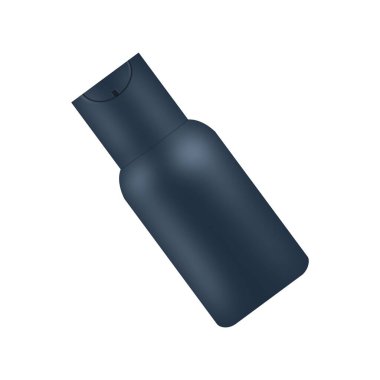 Beyaz arkaplanda izole edilmiş plastik şişe