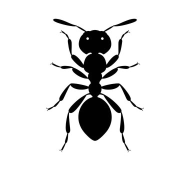 Karınca silueti simgeleri Vektör Resimleri