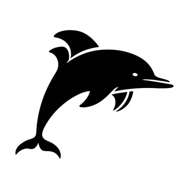 Yunus silueti simgeleri Vektör Resimleri