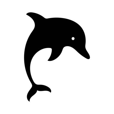 Yunus silueti simgeleri Vektör Resimleri