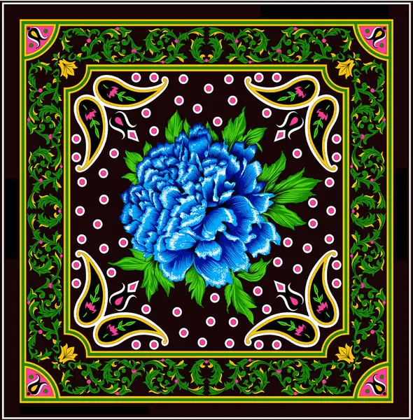 Vektör çizimi. güzel etnik model