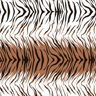 Zebra derili vektörsüz desen.