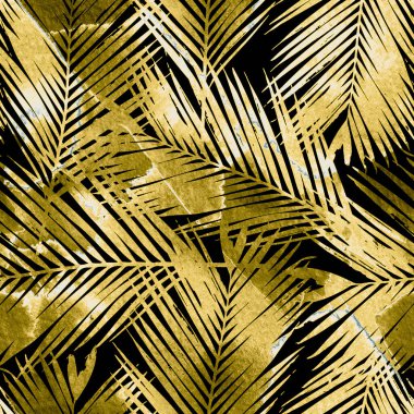 Kusursuz palmiye yaprakları. vektör