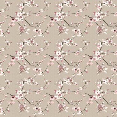 Çiçeksiz desen. vektör illüstrasyonu