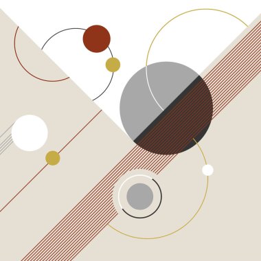 minimal geometrik şekiller arkaplanı.