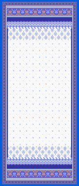 mavi ve beyaz kare kenar