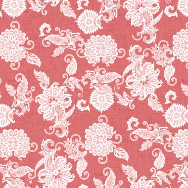 Seamless modeli çiçekli, yaprakları ve meyveleri