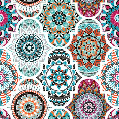 vektörsüz çiçek deseni