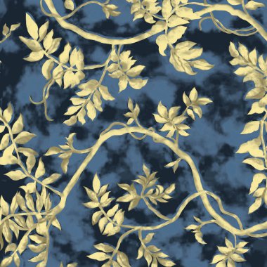 Çiçekli suluboya desenler. Güzel botanik baskısı. Tekstil tasarımı için kusursuz desen. Çiçeksel botanik tasarımı. Düğün kartı seti. soyut botanik çizimi