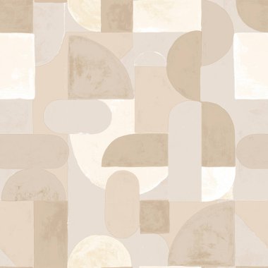 Kare ve çizgilerle geometrik soyut desen