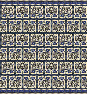 Vintage seamless modeli, vektör çizim