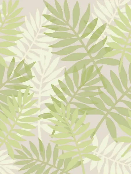 Suluboya yapraklar. Tropikal yapraklar. Kusursuz desen.