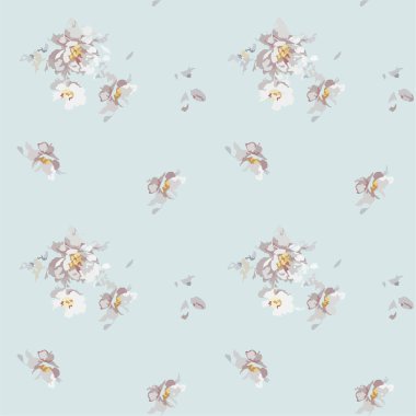 Vektör çizimi. Beyaz, gri ve bej renkli pürüzsüz desen.