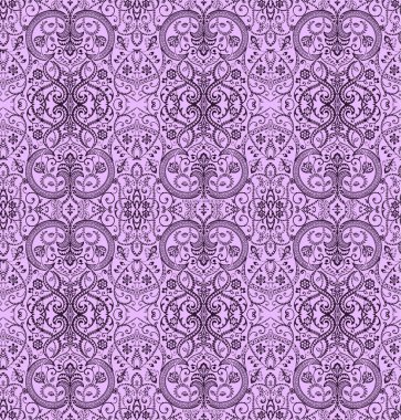 Soyut süs eşyasıyla kusursuz desen. Vintage vektör