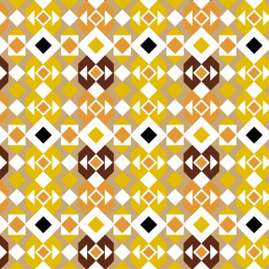 Yinelenen döşemeler ve kumaşlar için vektörsüz kalıp, soyut arkaplan dokusu.