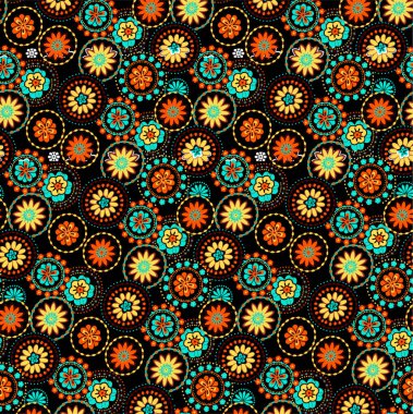 Soyut geometrik şekilli kusursuz desen