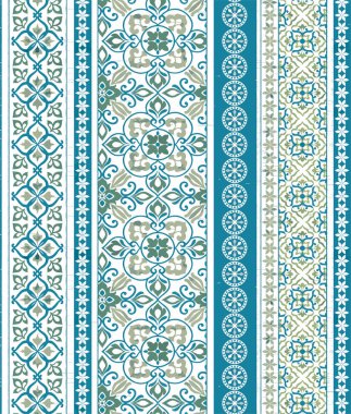 Çizgileri olan kusursuz etnik model.