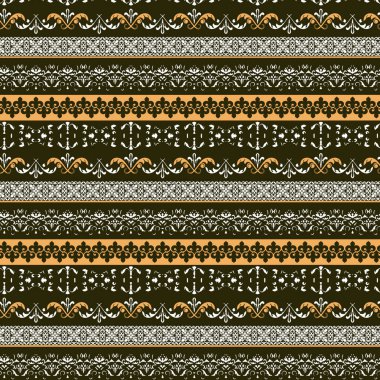 Etnik süslemeli vektörsüz desen. kabile süsü. Kabile renklerinde geometrik arkaplan. Amerikan yerlilerinin süsleme motifleri.