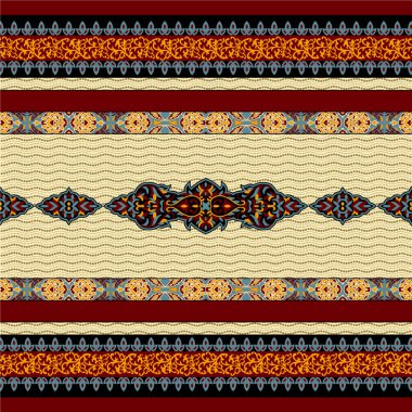 Nakış desenli halı tasarımı